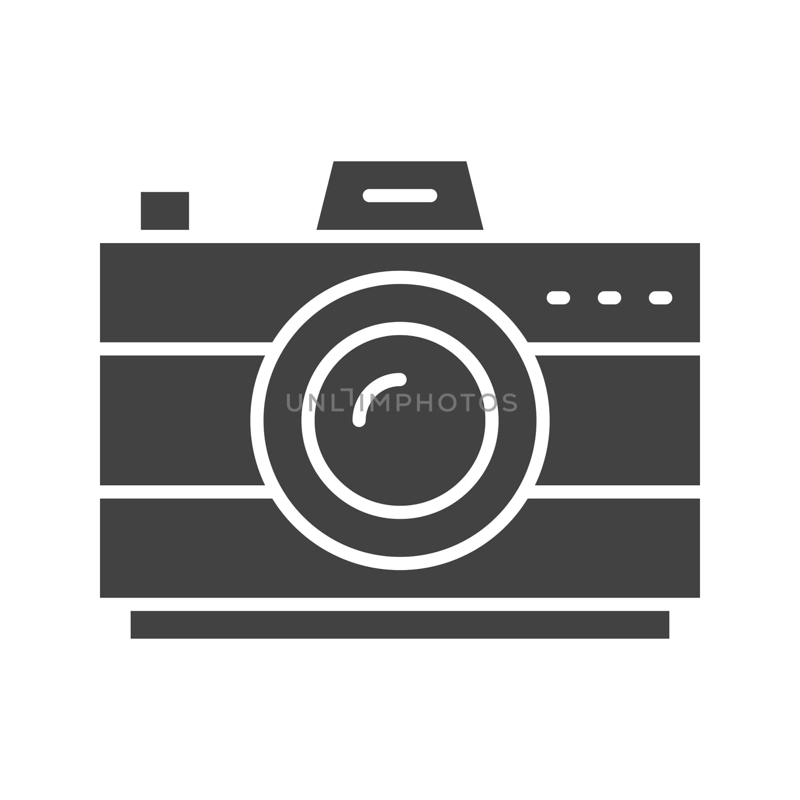 Photo Camera Icon Image. by ICONBUNNY