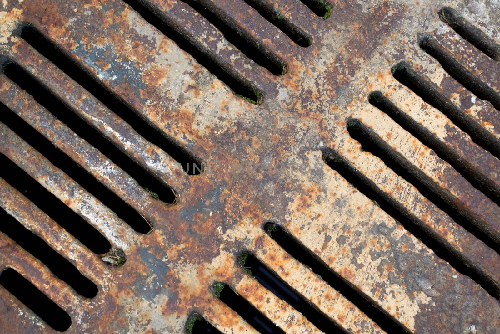 rusty metal texture with gaps, top view by andre_dechapelle