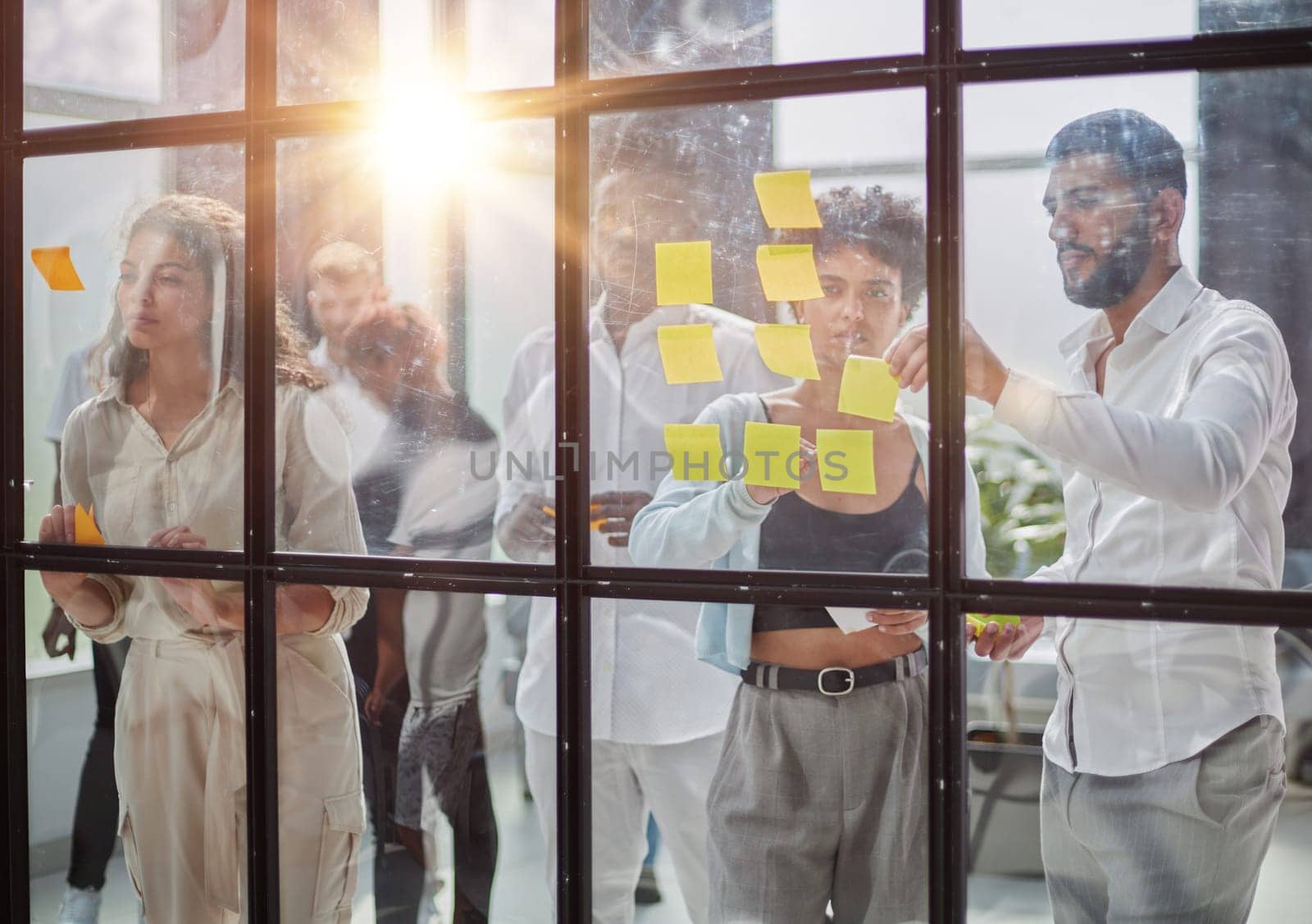 Launch and implementation of a small business project. glass notes. business concept