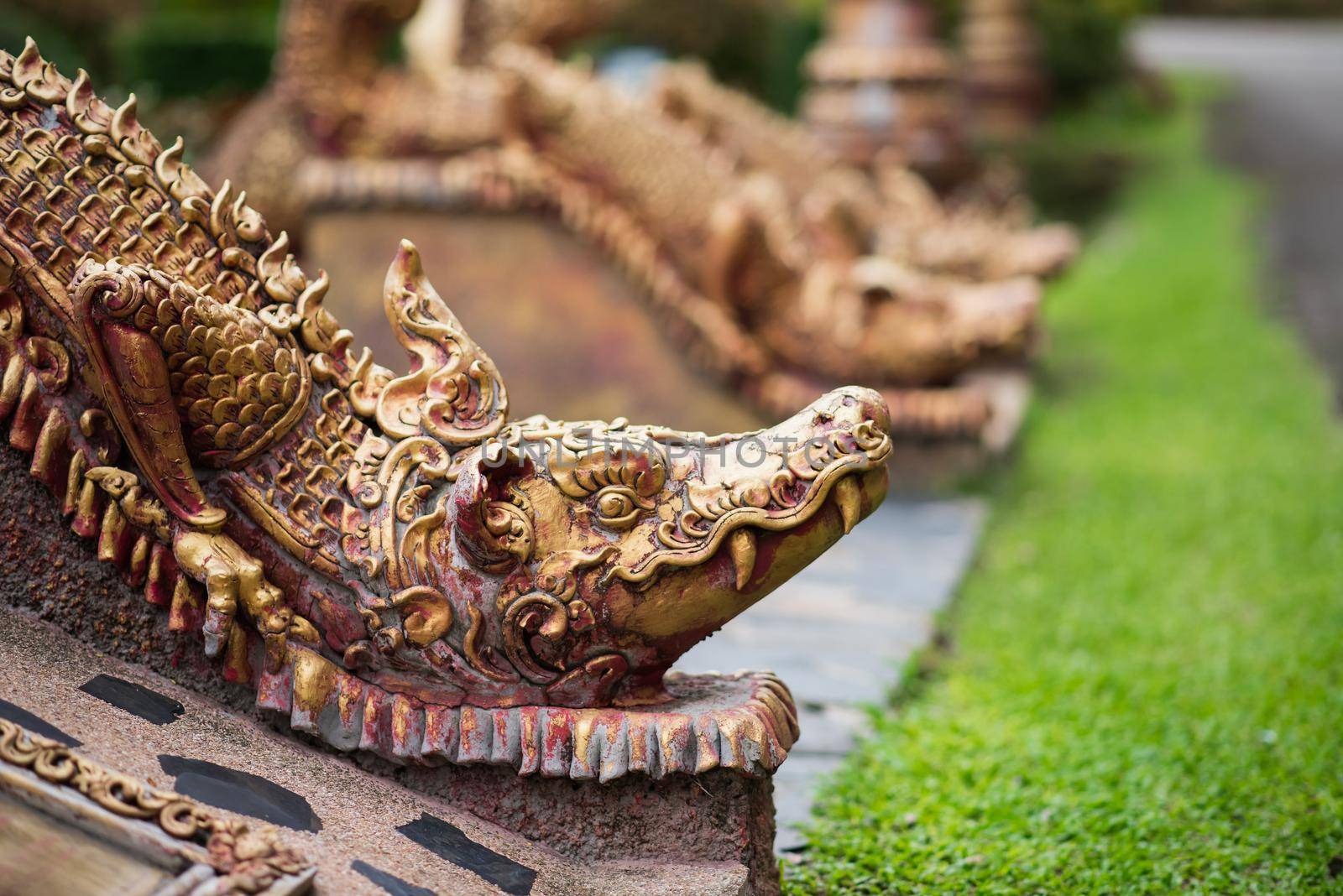 Golden Dragon statue, Thailand