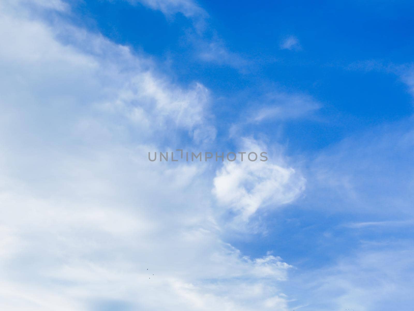 blue sky and white clouds