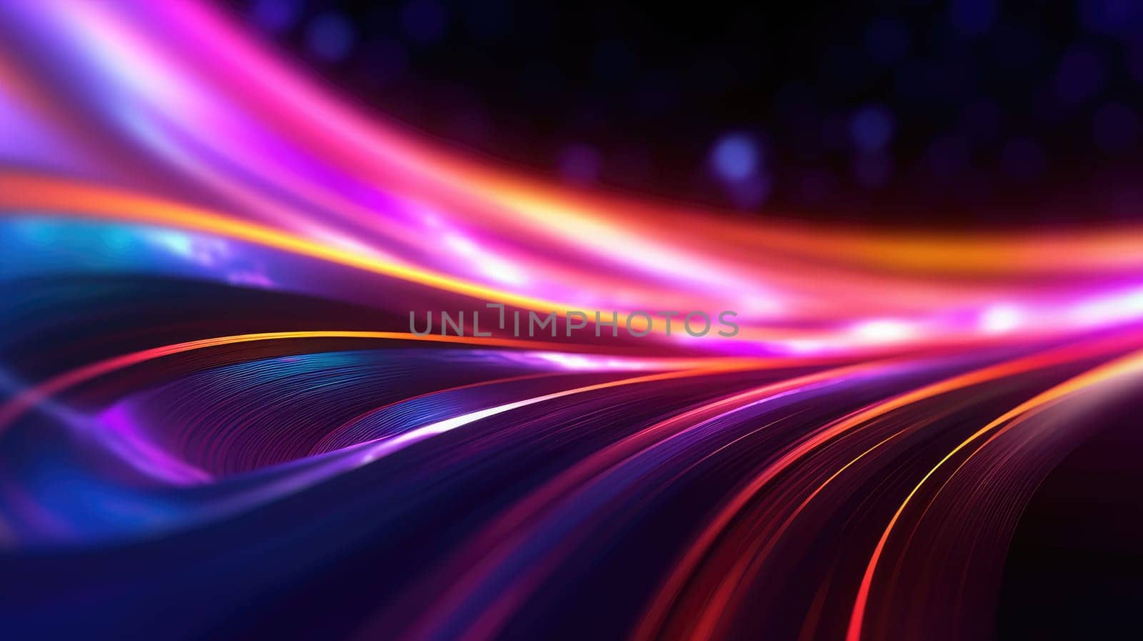 Beautiful background of glowing bright lines