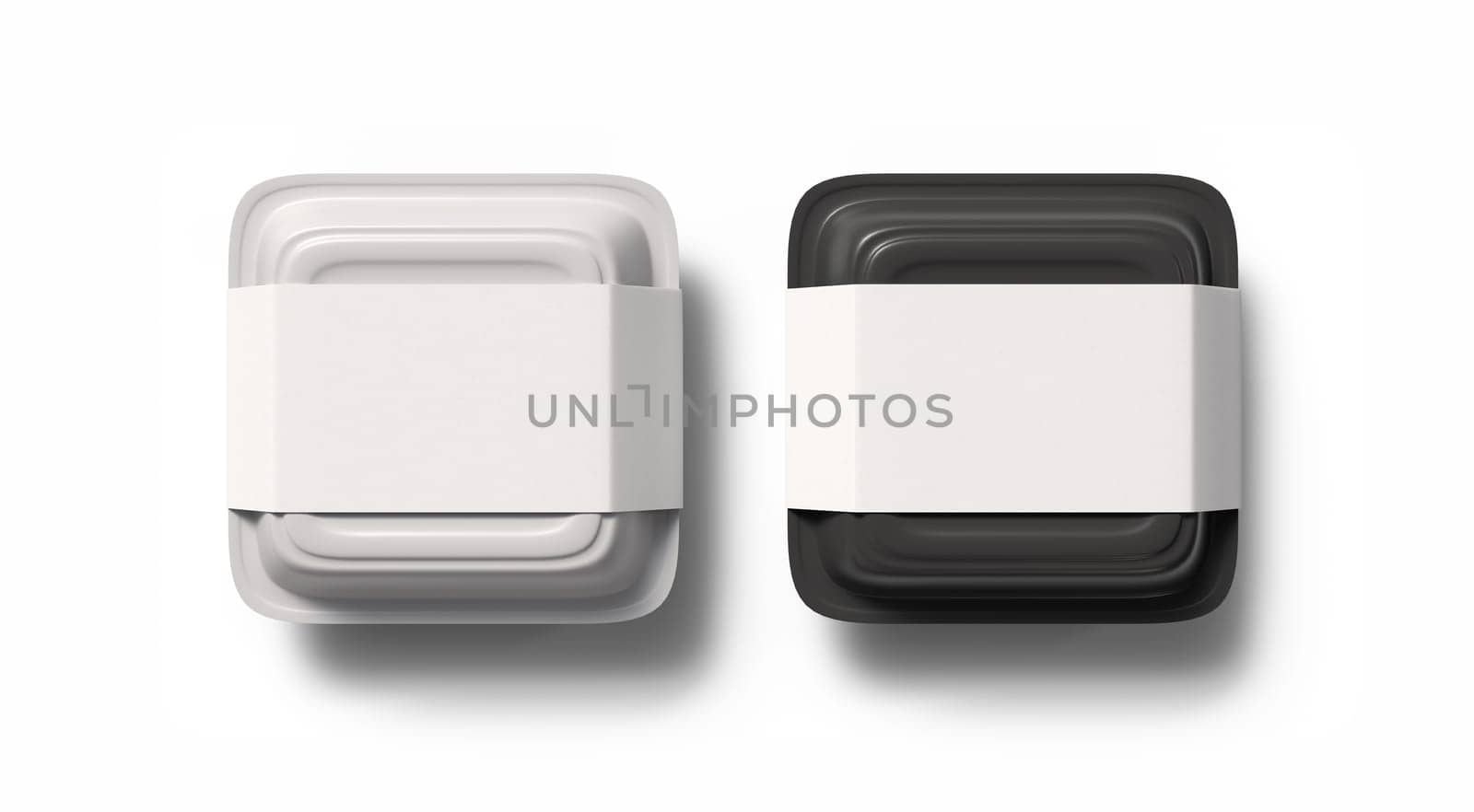 Takeaway Food Container Mockup. 3d render by jackreznor