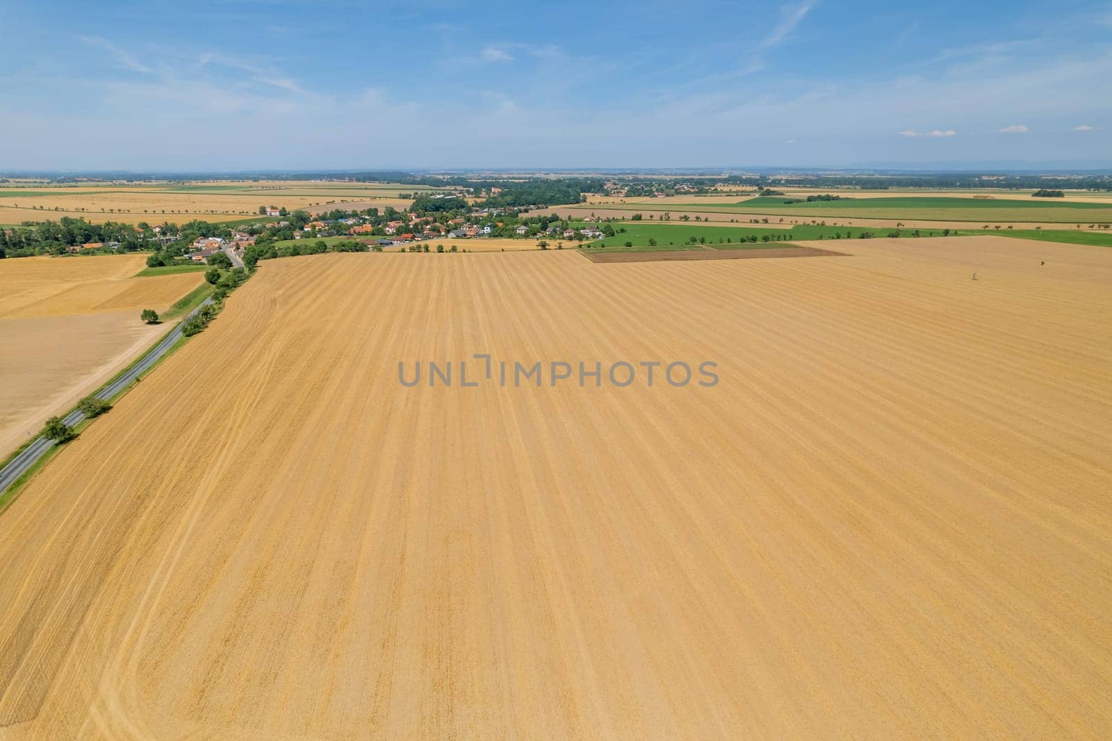 Wheat is a staple crop that plays a vital role in global food production. Combines and other machinery were used to efficiently gather ripe wheat and store it for further processing.