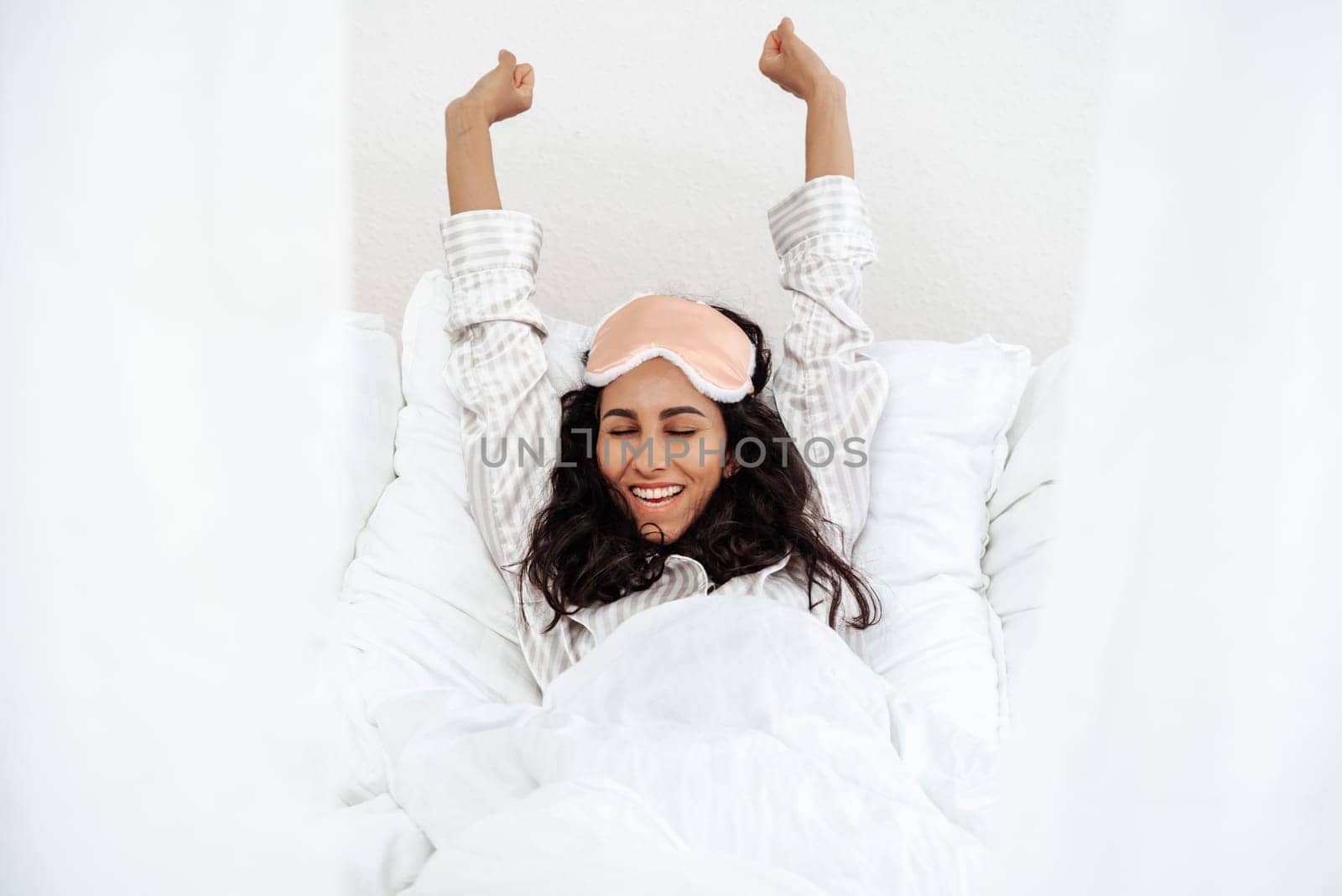 The best morning for a woman is to sleep and be cheerful. by SistersStock