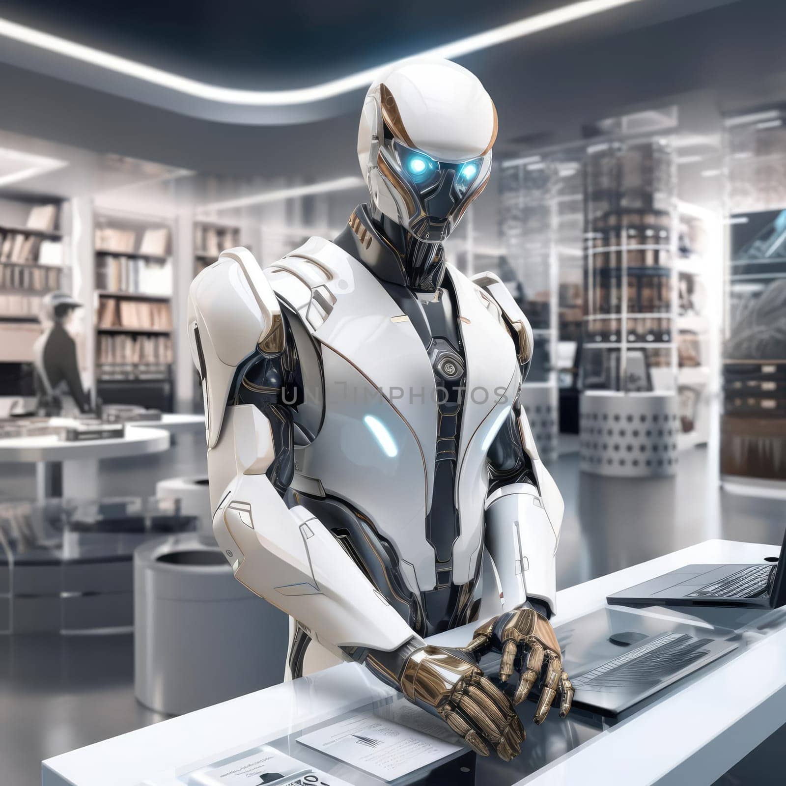 Robot consultant in the trading floor of the future