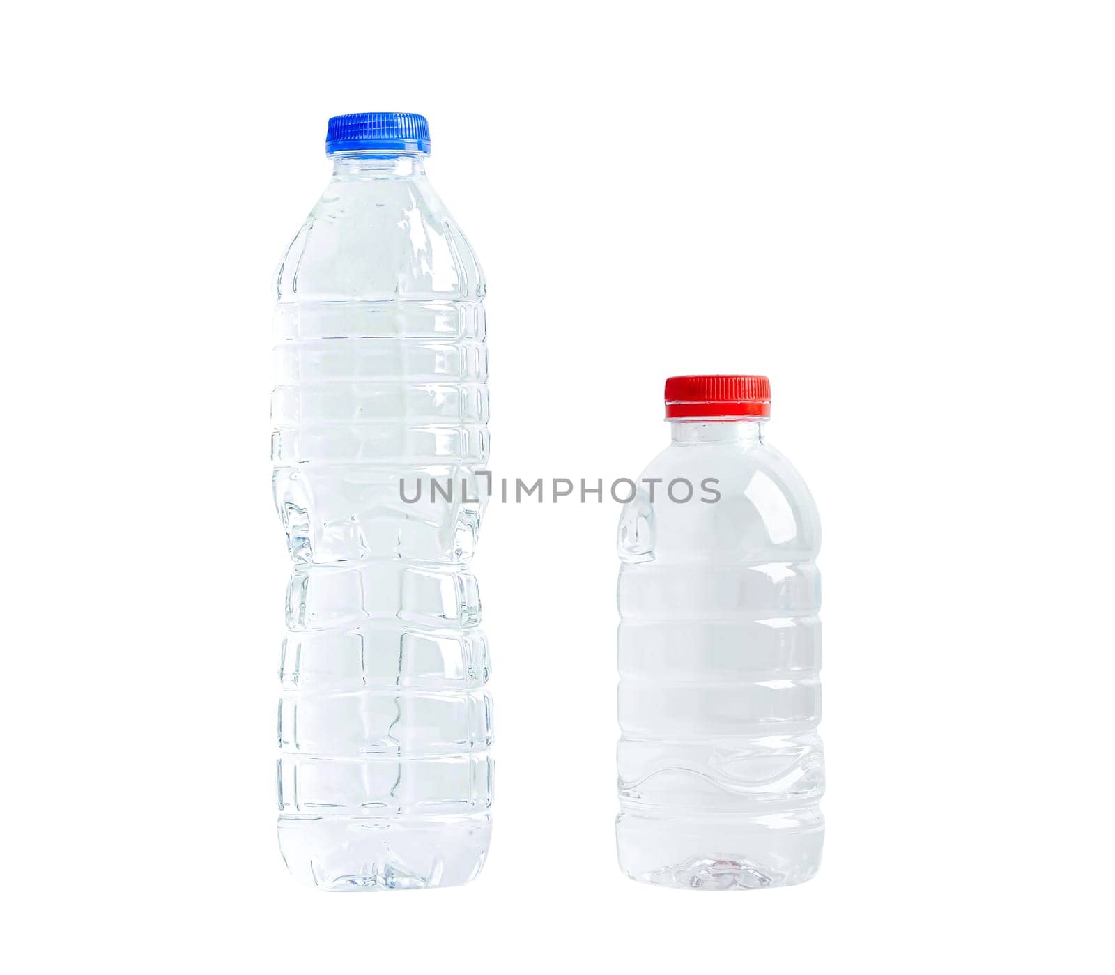 Plastic water bottle isolated on white background with clipping path, mineral, healthy concept. by sweettomato