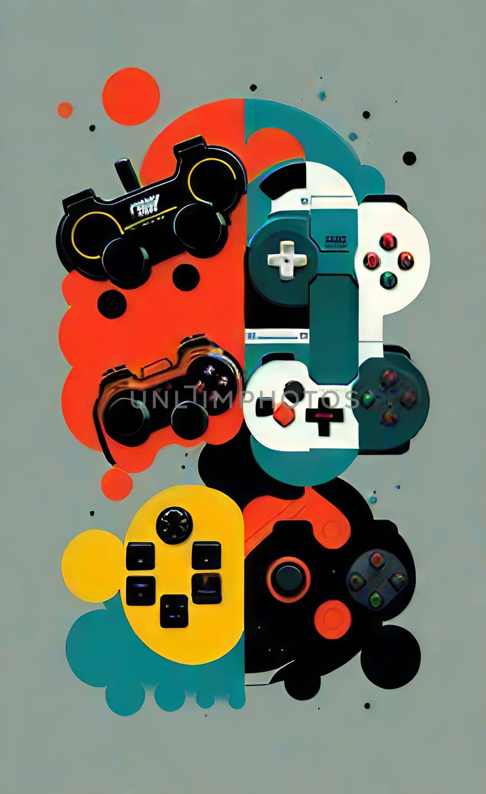 Art from gaming gamepads. by N_Design