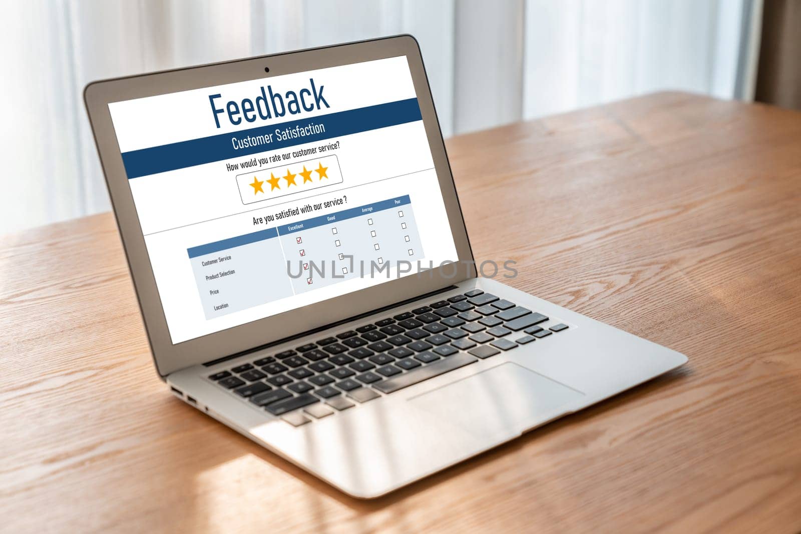 Customer feedback and review analysis by modish computer software by biancoblue