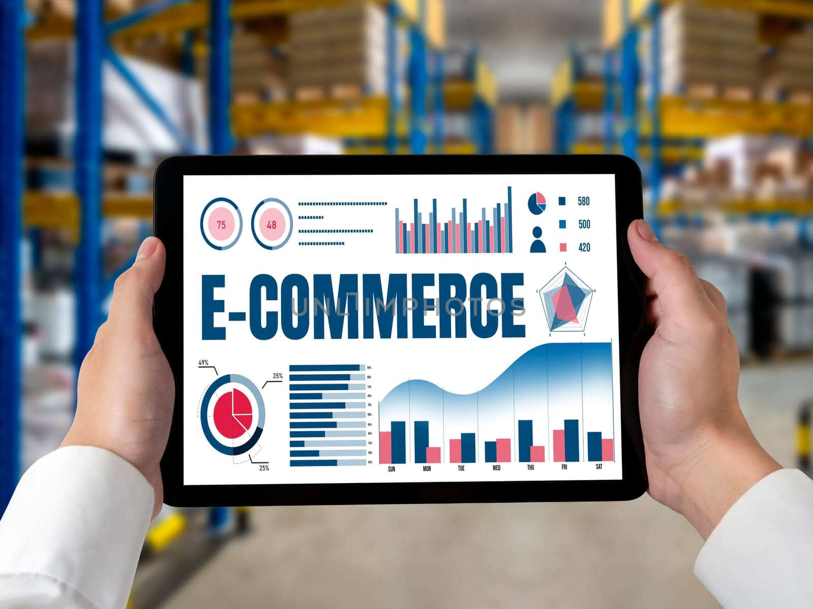 E-commerce data software provide modish dashboard for sale analysis by biancoblue