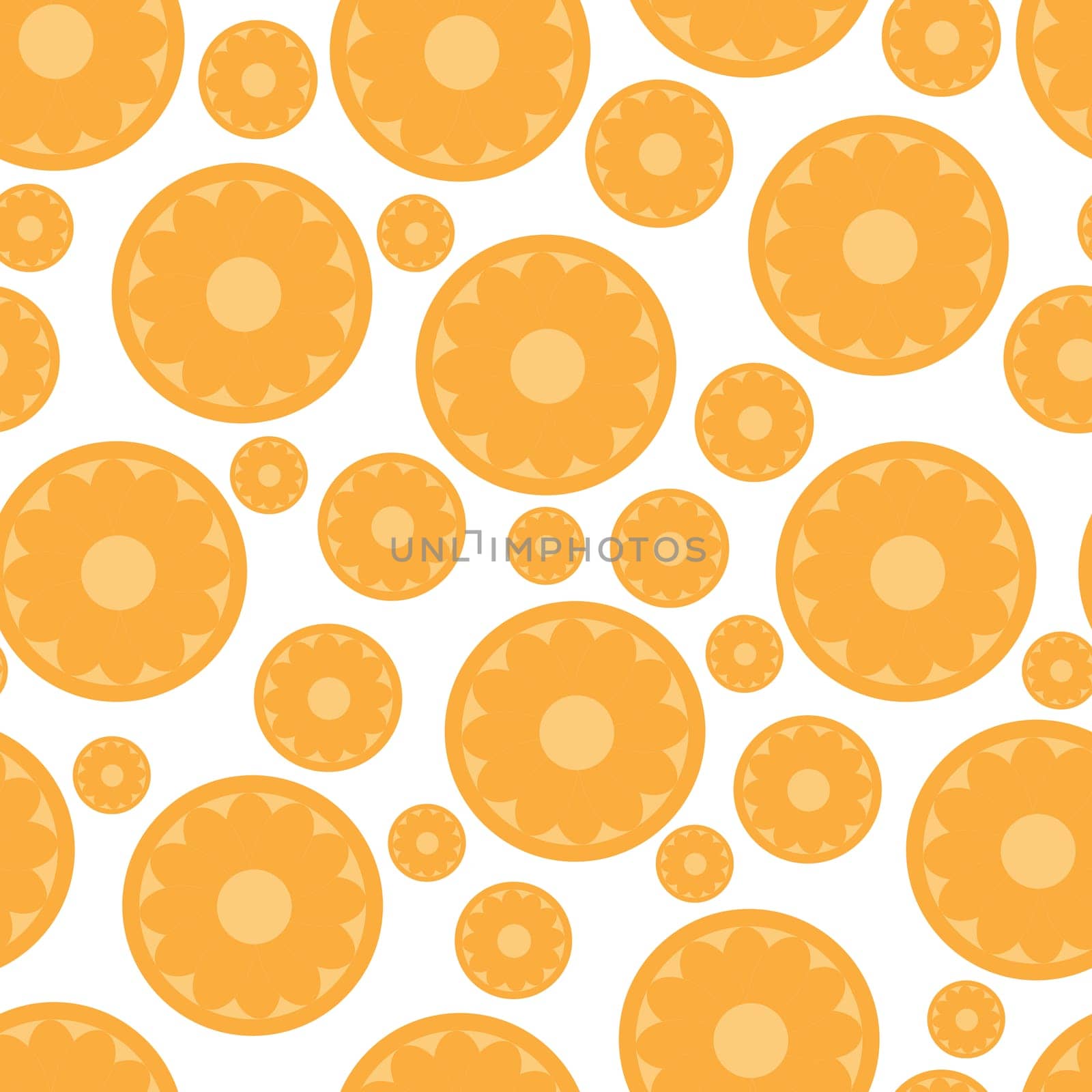 Orange Fruits Digital Paper. Oranges on White Background. Summer Tropic Fruits Background.