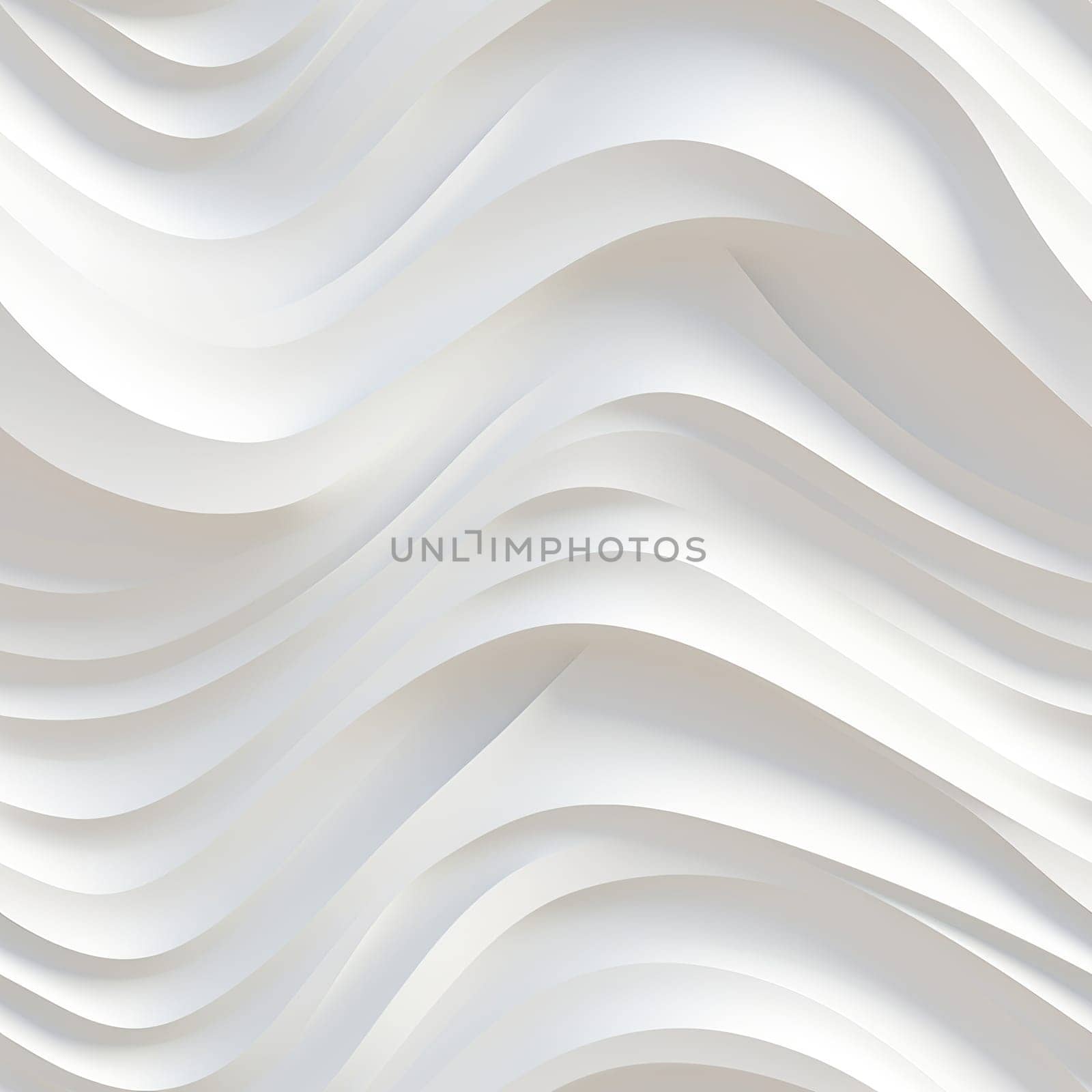 The texture is white geometric waves, seamless. Beautiful background for your design