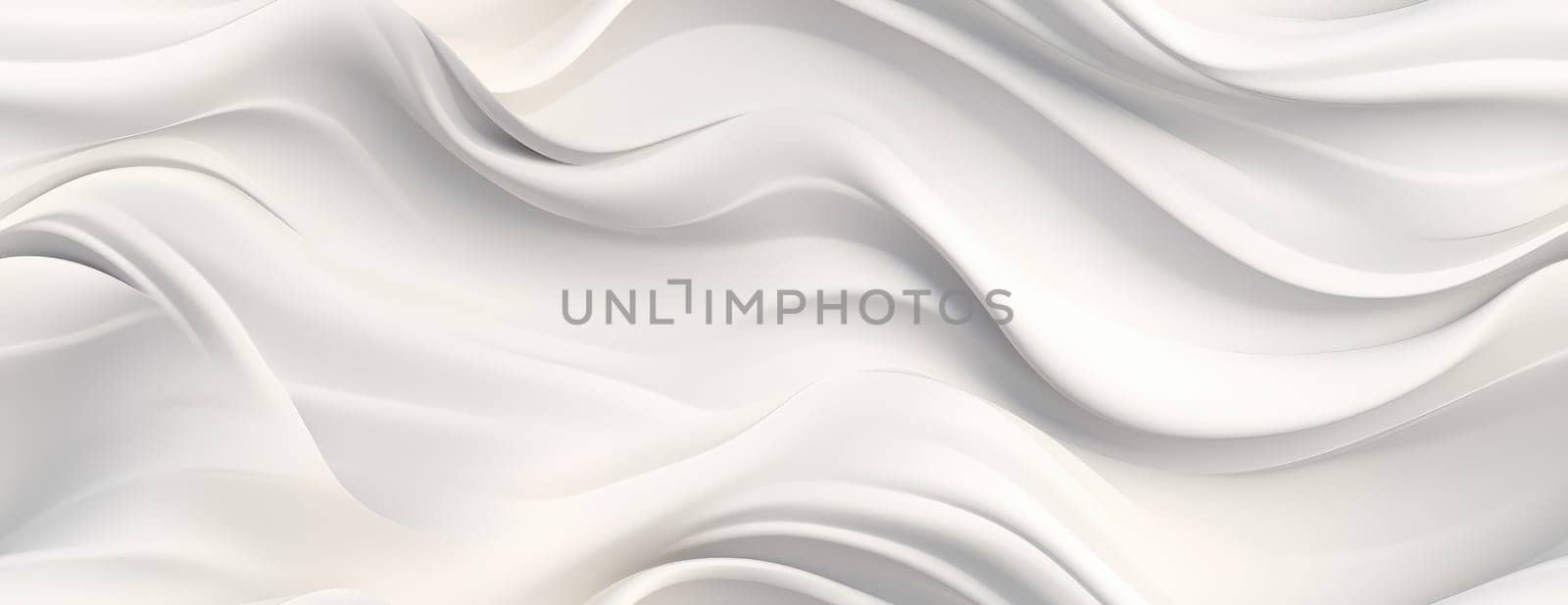 Texture white geometric waves, seamless by cherezoff