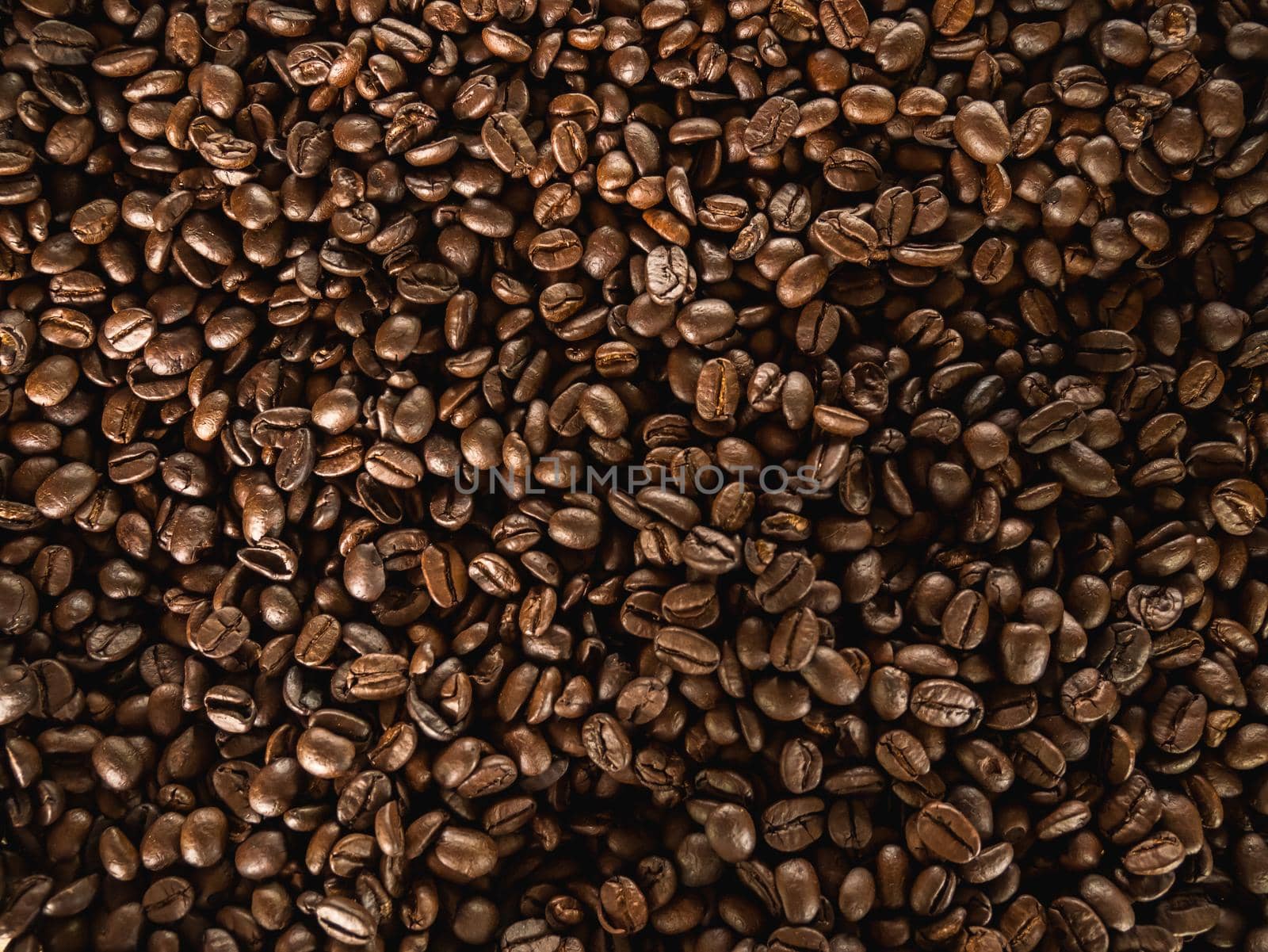 close up of coffee beans background by Wmpix