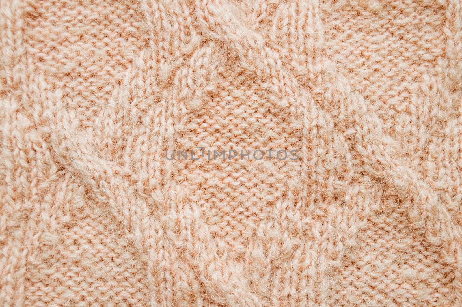 Organic knitted background with detail woven threads. by YASNARADA