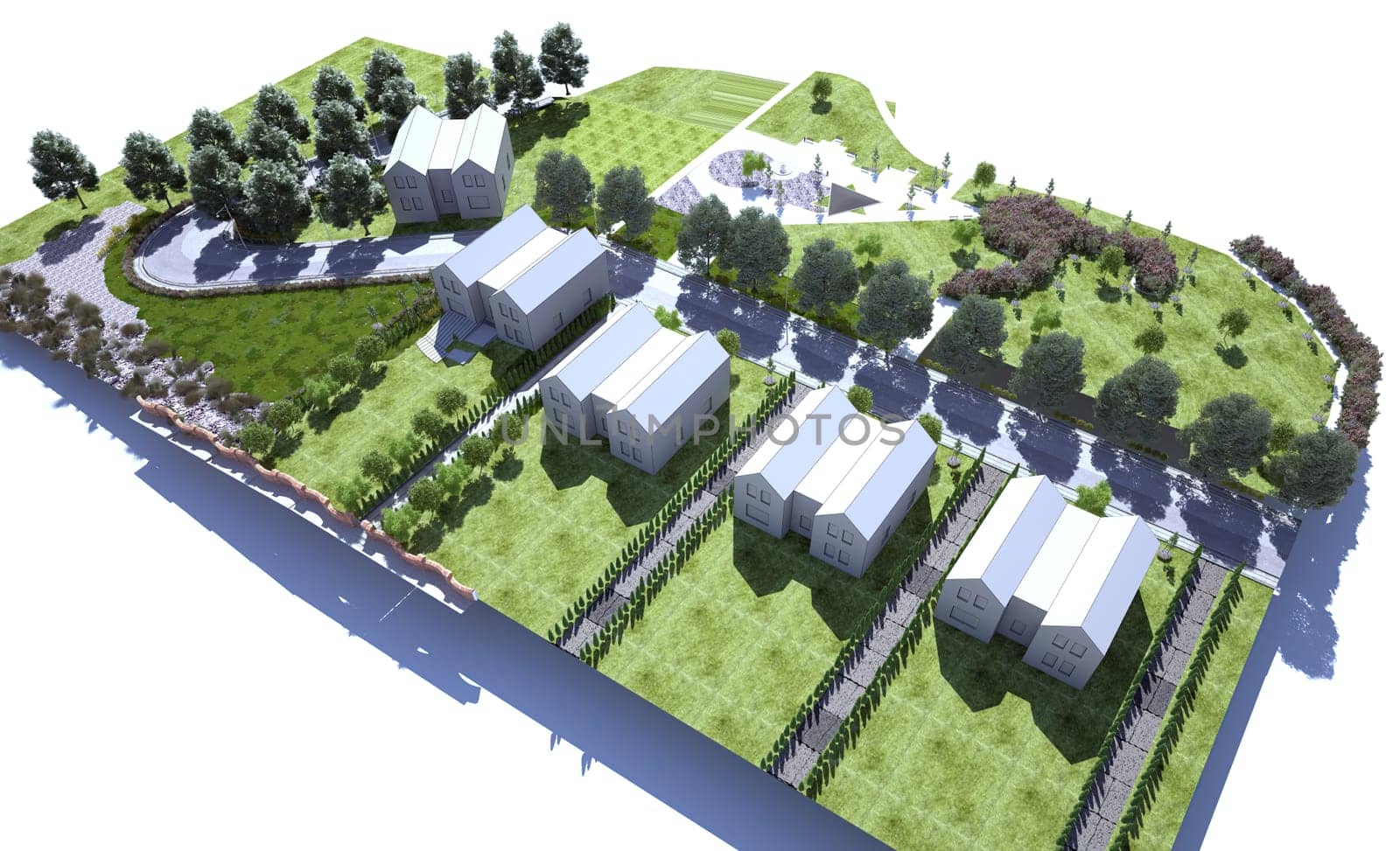 architectural model render (3d concept)
