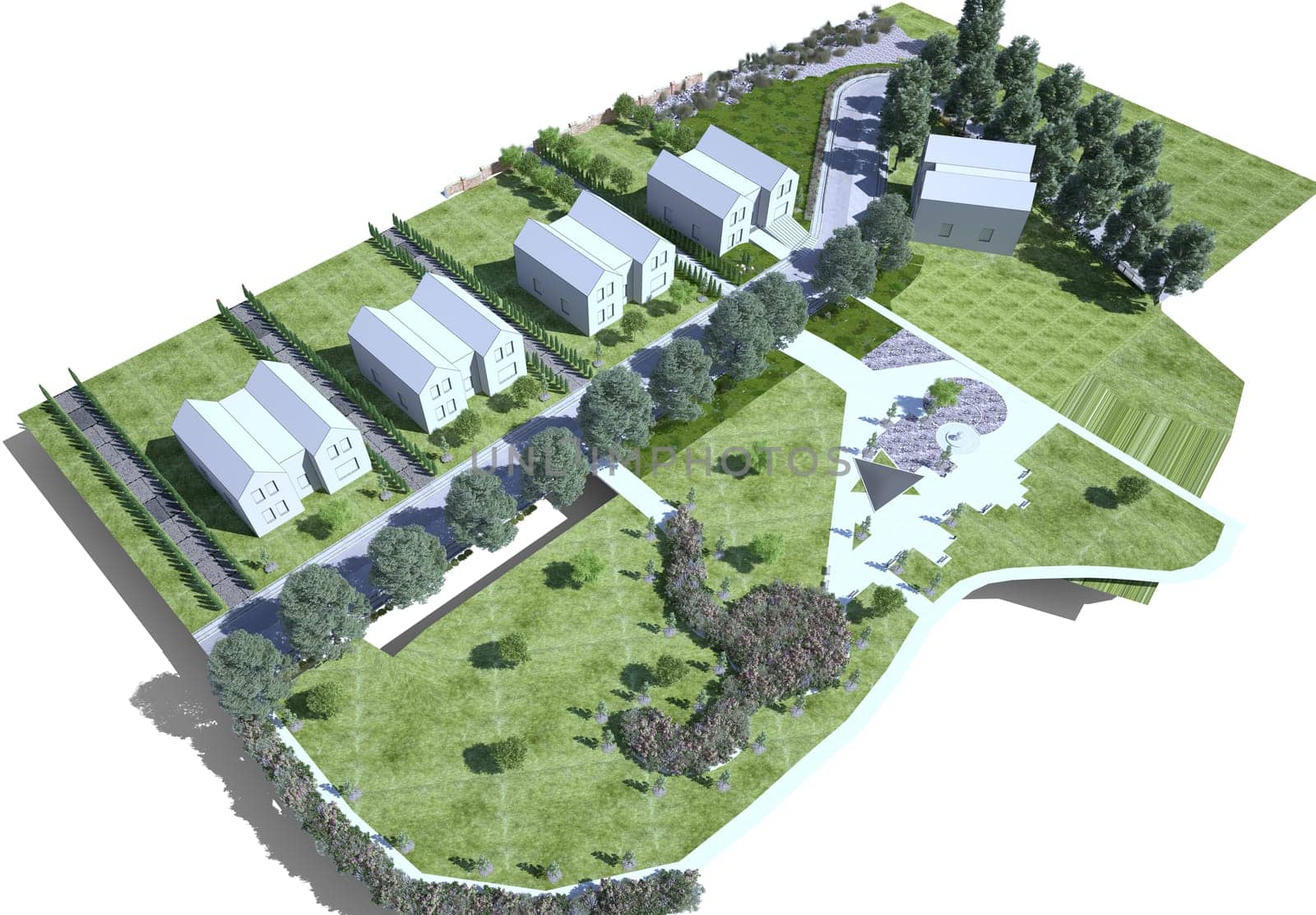 architectural model render (3d concept)