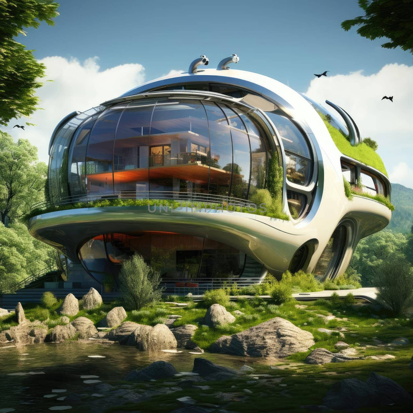 Cottage of the future by cherezoff