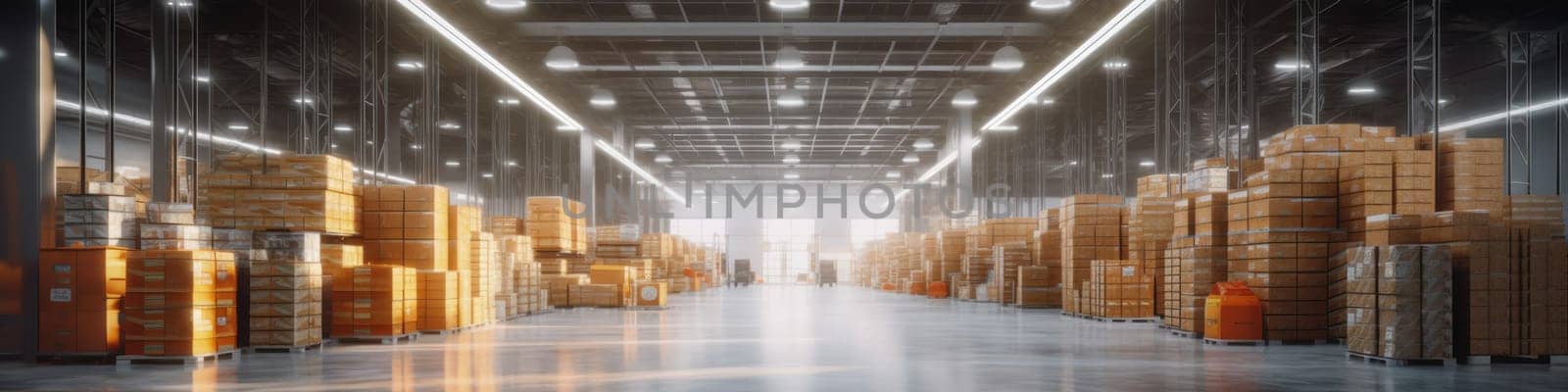 The logistics warehouse of the future by cherezoff