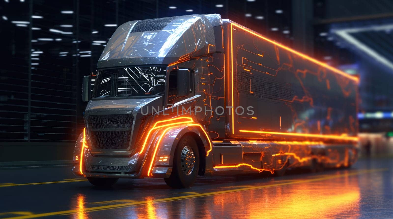 The electric truck of the future by cherezoff