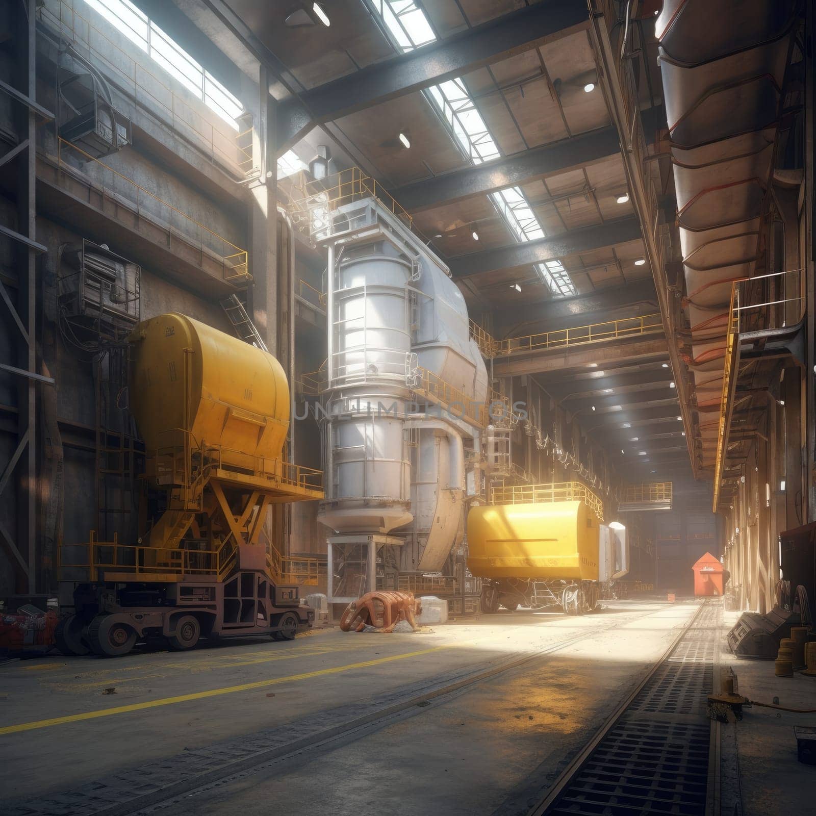 The interior of the factory by cherezoff