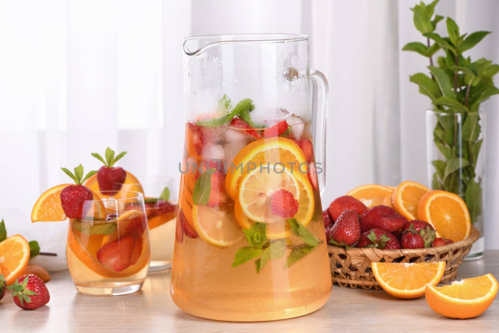 Summer Sangria cocktail  by Apolonia