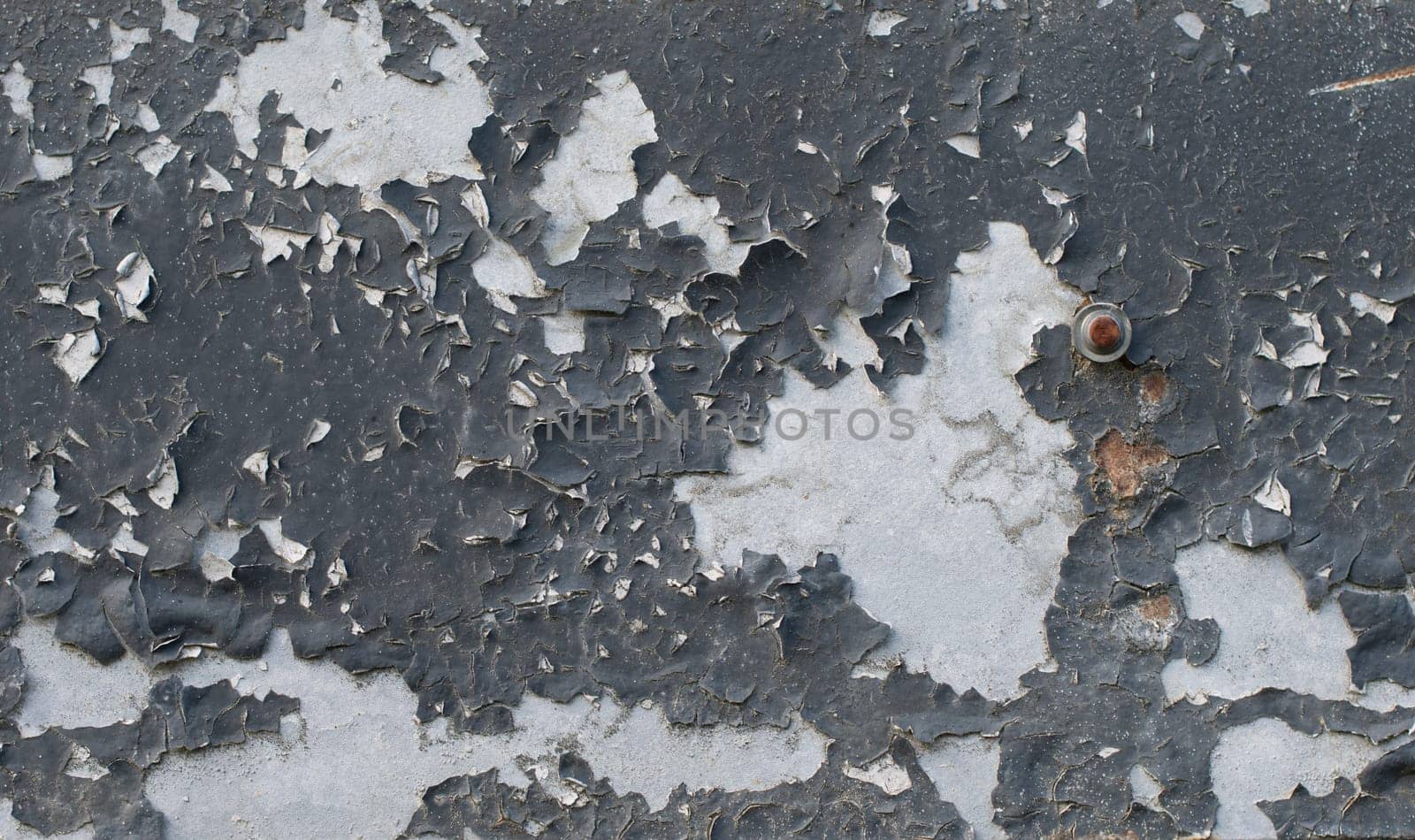 texture of peeling paint on a metal surface, destroyed structure, corrosion from external natural factors, abstract background High quality photo