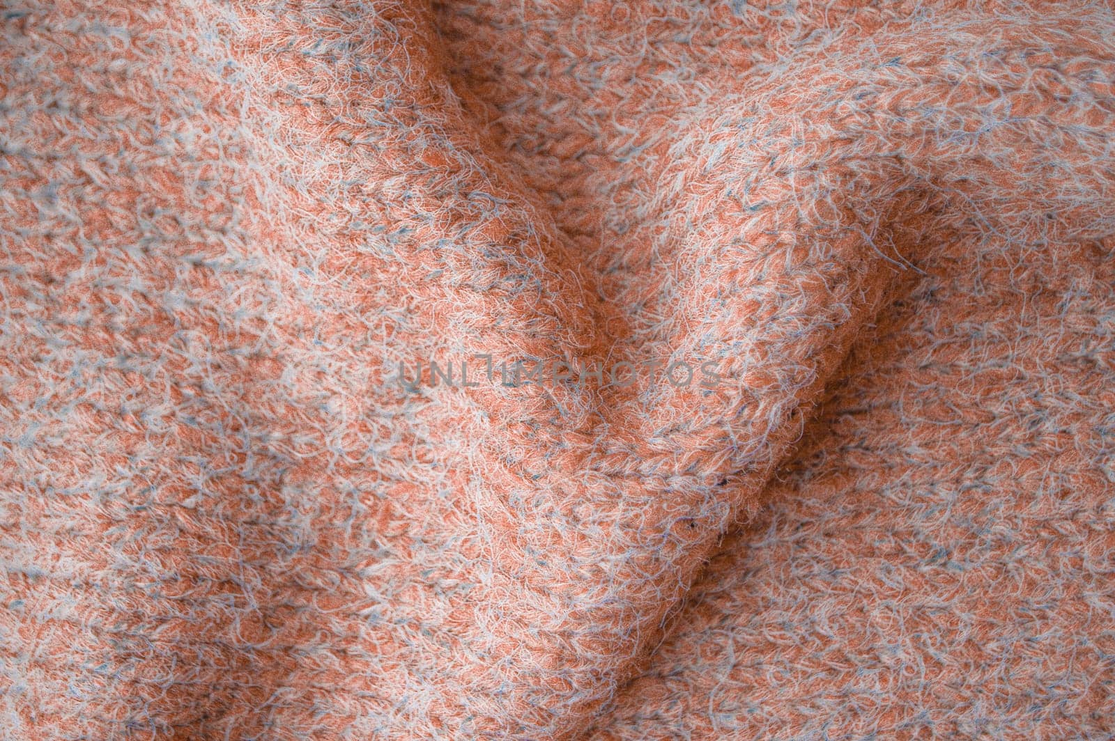 Macro Knitted Texture. Vintage Woven Sweater. Knitwear Xmas Pattern. Knitted Background. Soft Thread. Nordic Winter Scarf. Detail Plaid Material. Fiber Knitting Texture.