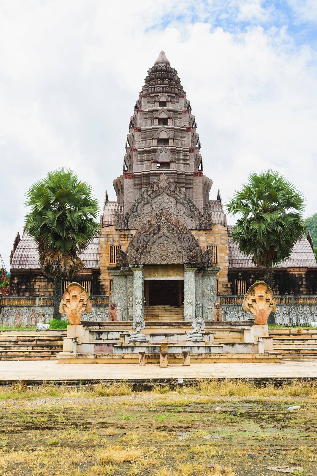 Ancient buddhist khmer temple in Angkor Wat complex, Cambodia by Wmpix