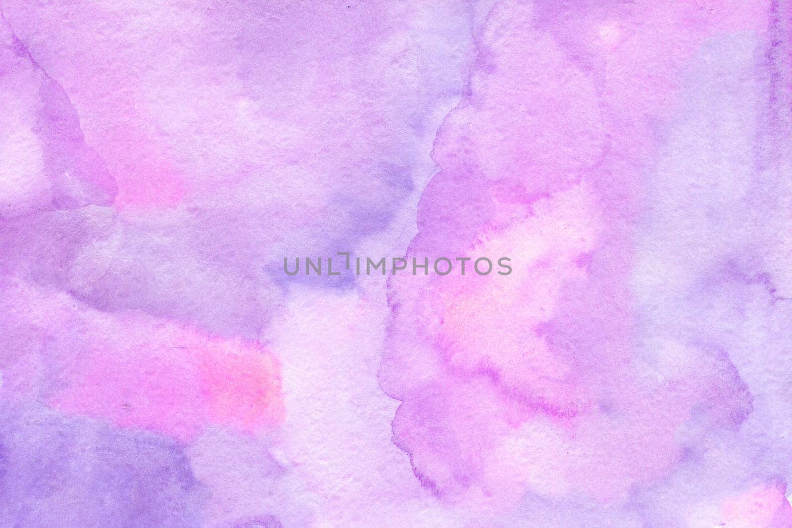 Gradient Pink-purple hand-drawn watercolor background Hight quality
