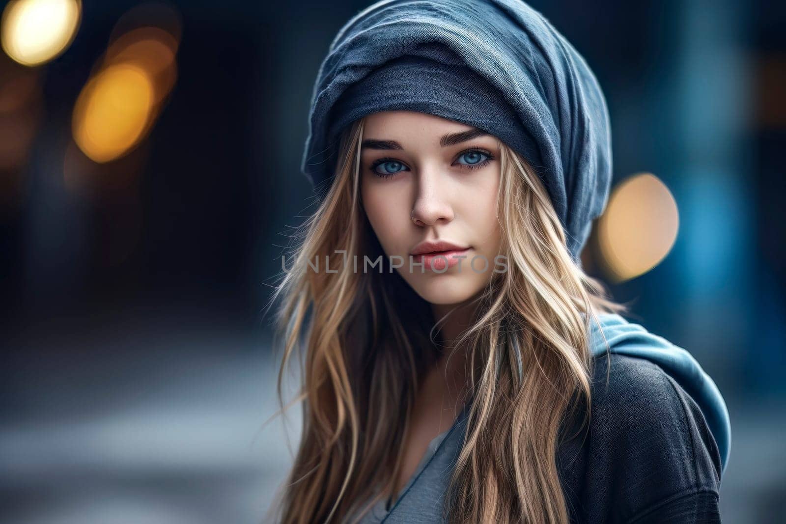 Beautiful Blonde Girl in Close-up by pippocarlot