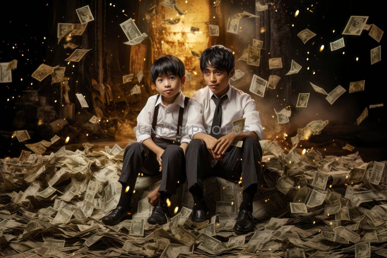 Affluent Asian Siblings by pippocarlot