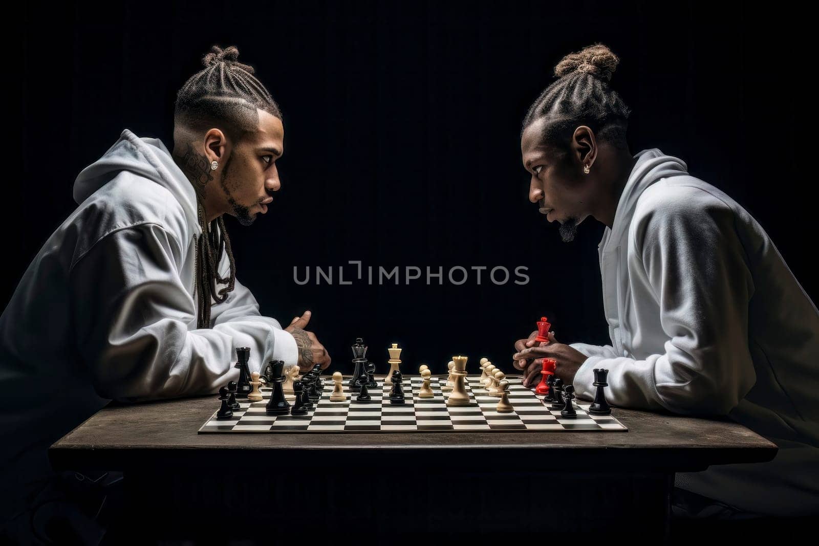 A captivating image of young individuals engaged in a chess game, symbolizing the essence of challenge and strategy.