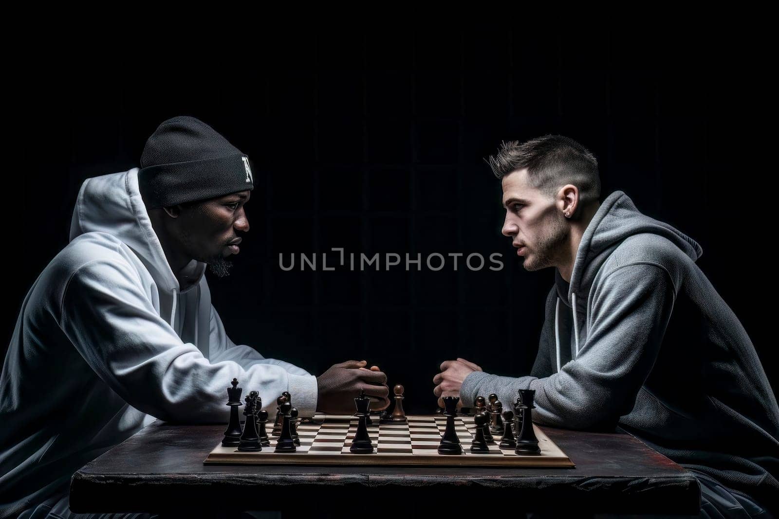 A captivating image of young individuals engaged in a chess game, symbolizing the essence of challenge and strategy.