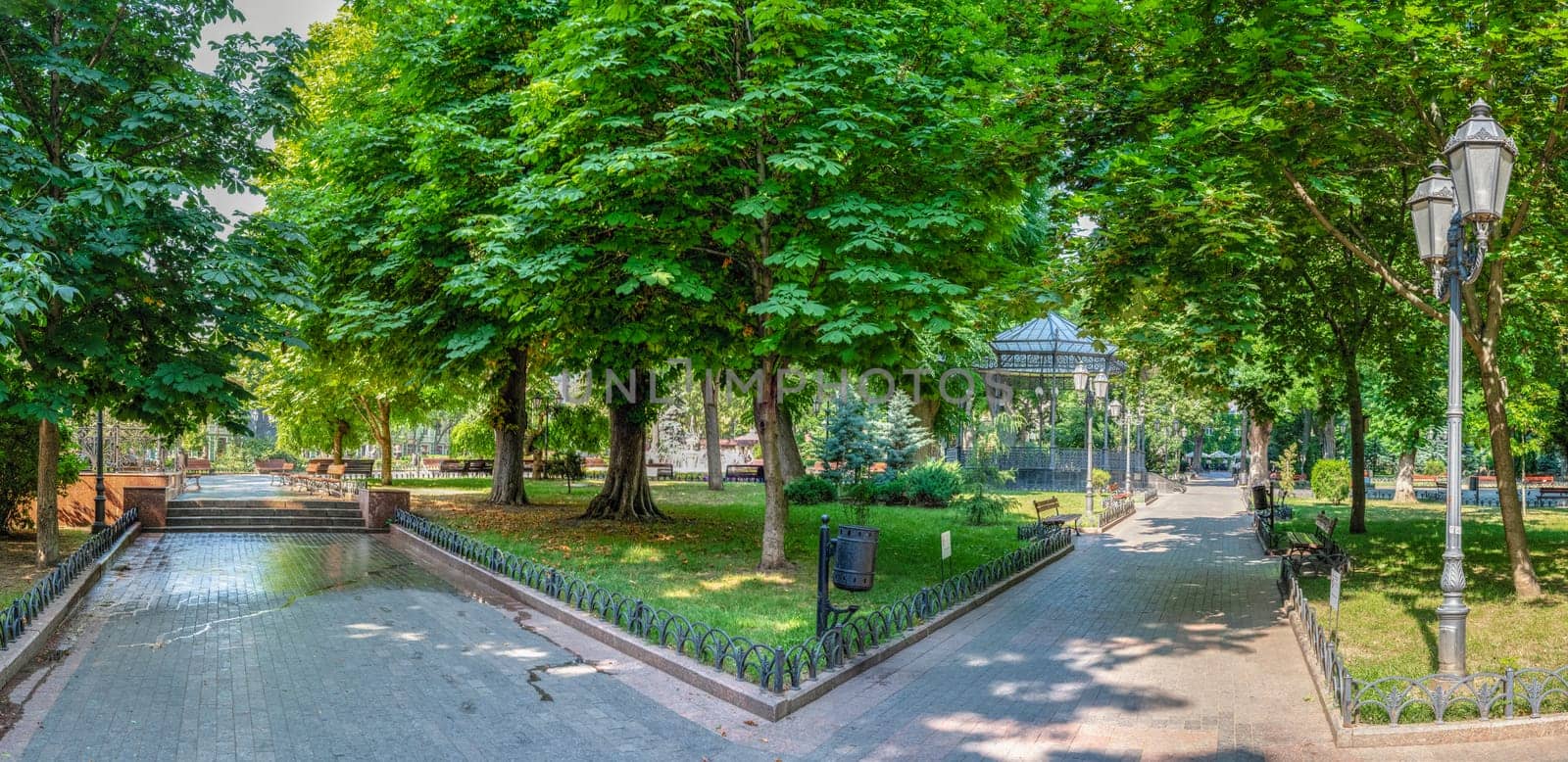 Alleys in the City Garden of Odessa, Ukraine by Multipedia