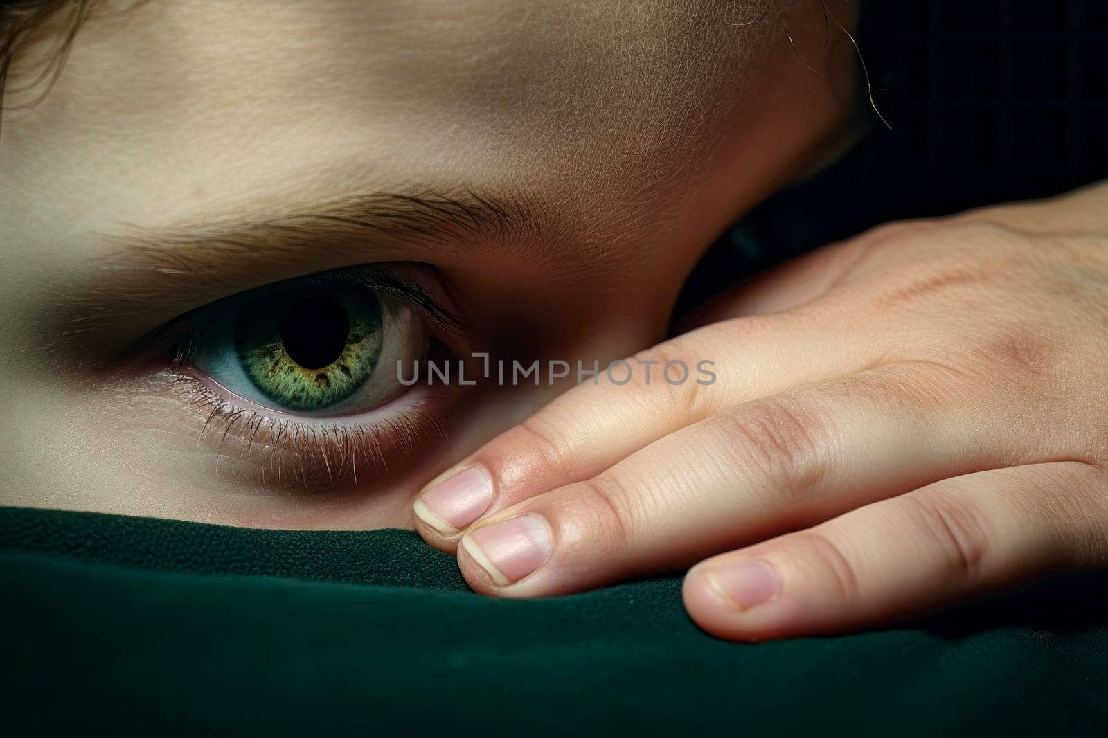 Child Hiding During Parents' Argument by pippocarlot