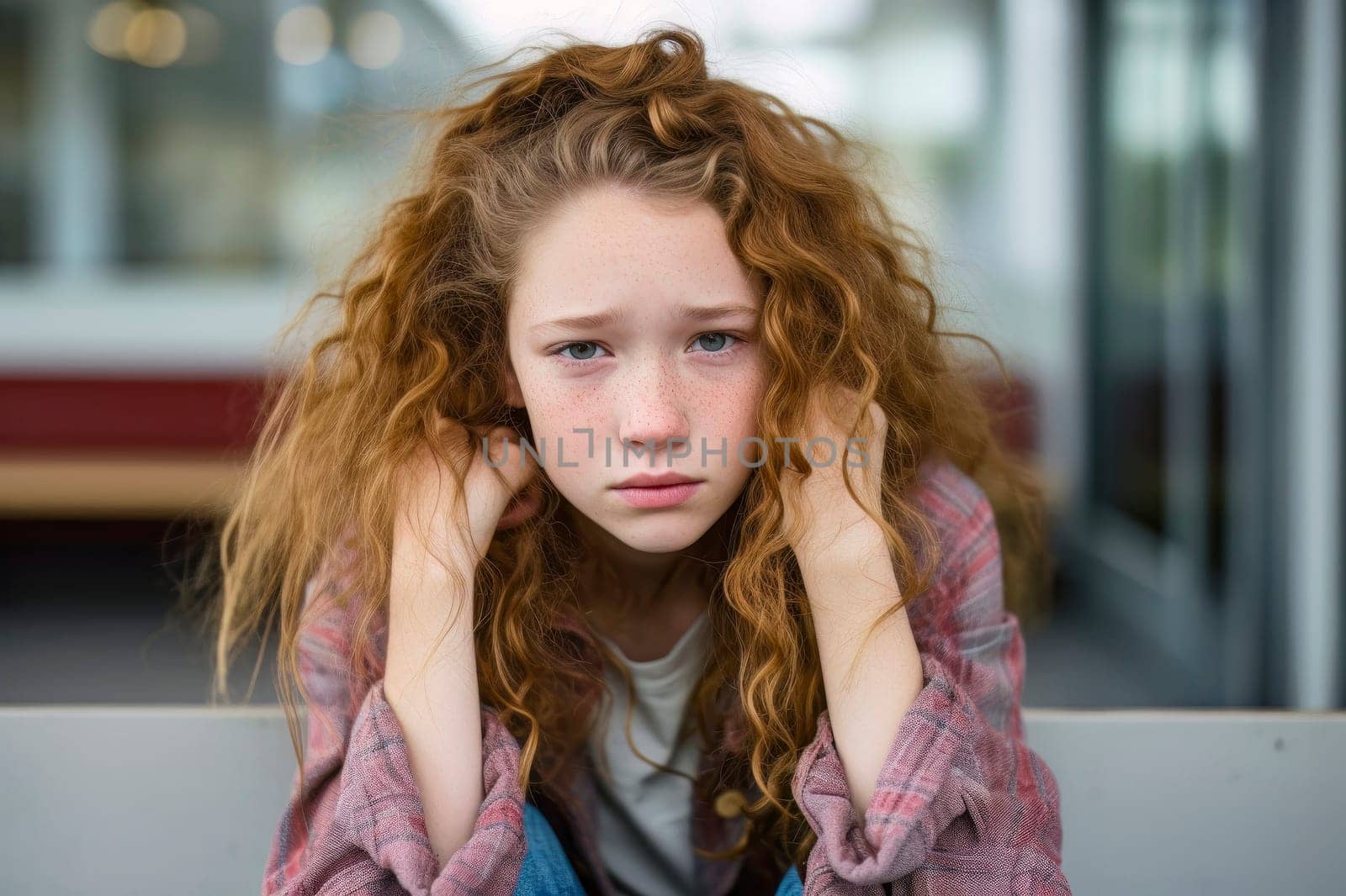 Sad and Frustrated Little Girl by pippocarlot