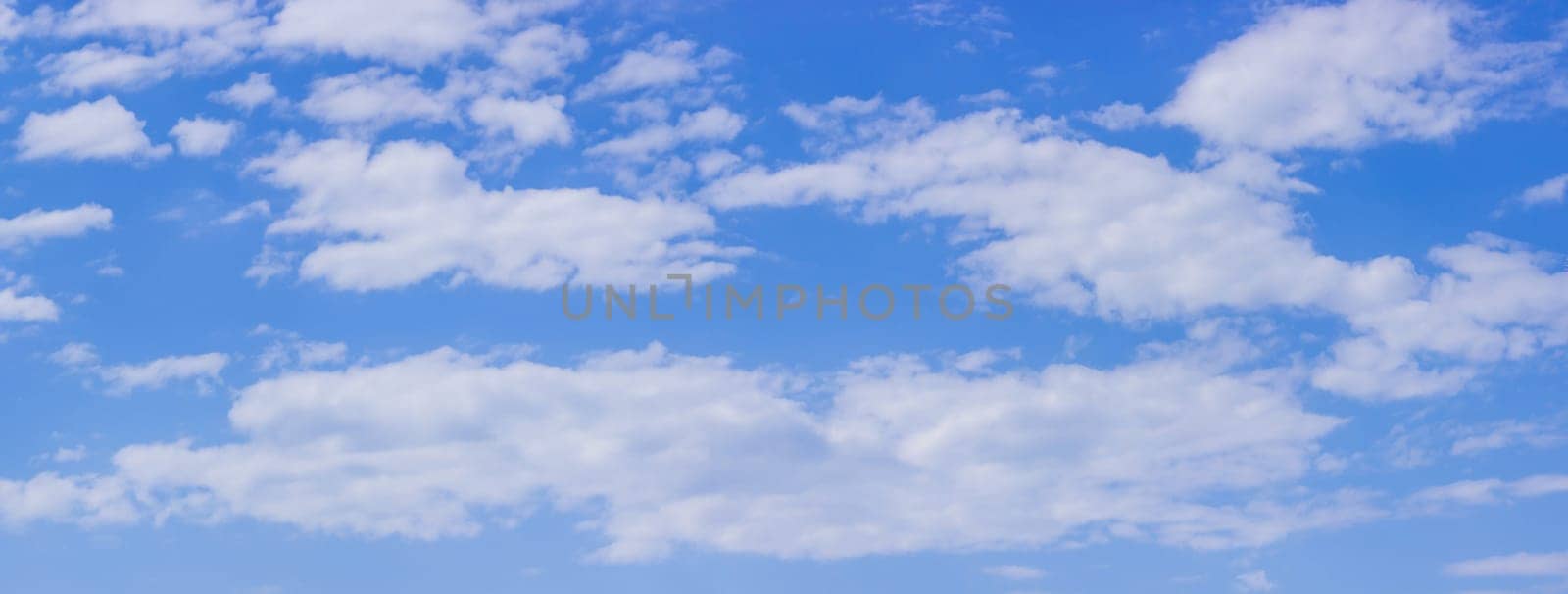 Summer blue sky cloud gradient light white background. by Anuta23