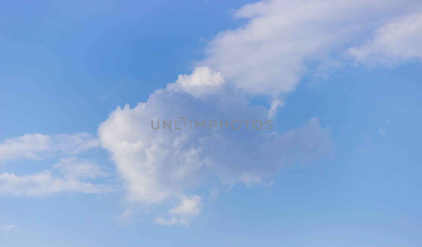 Summer blue sky cloud gradient light white background. Selective focus