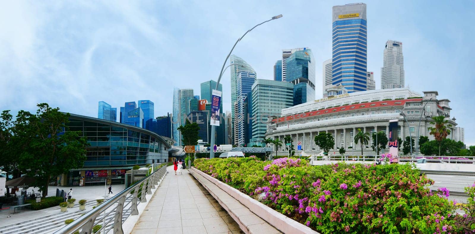 Singapore marina bay 1 june 2022 financial center singapore city buildings. by towfiq007