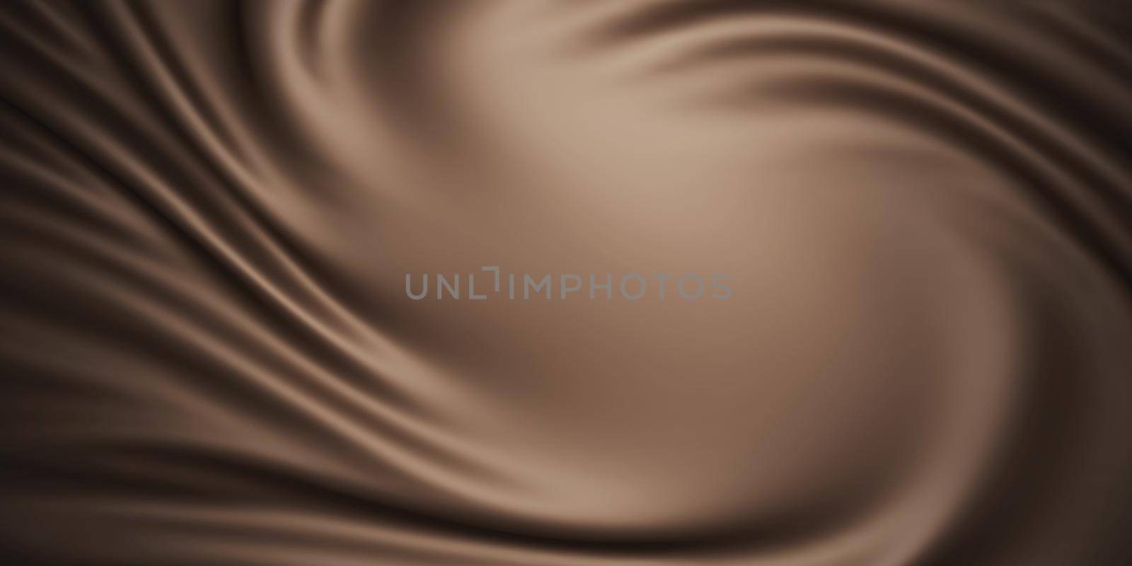 Brown fabric background with copy space 3D render by Myimagine
