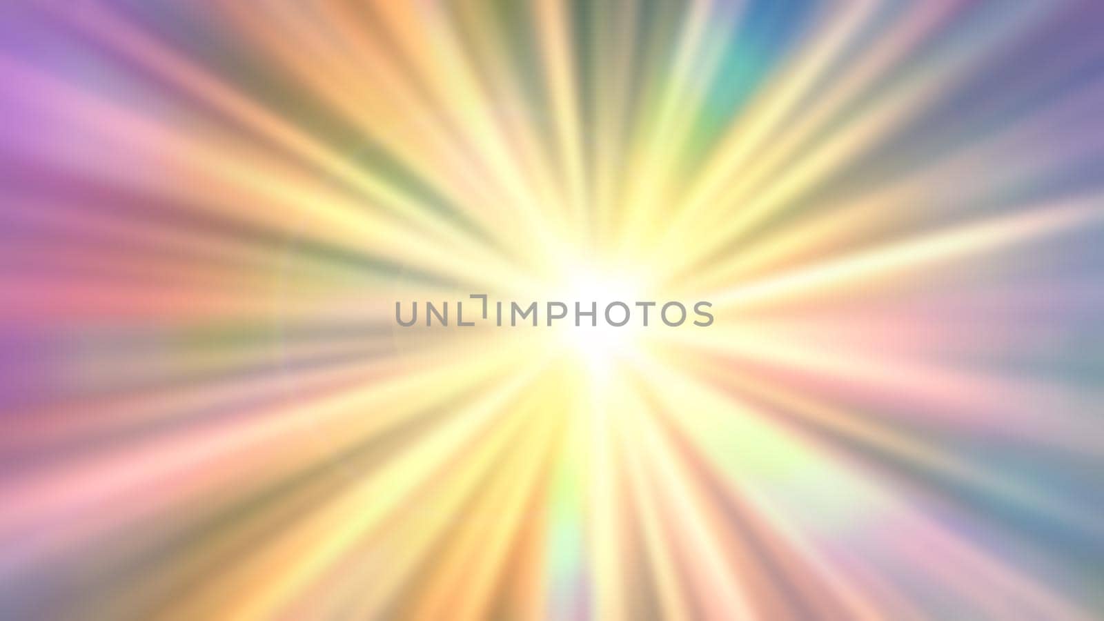 Abstract bright background with multicolored rays.