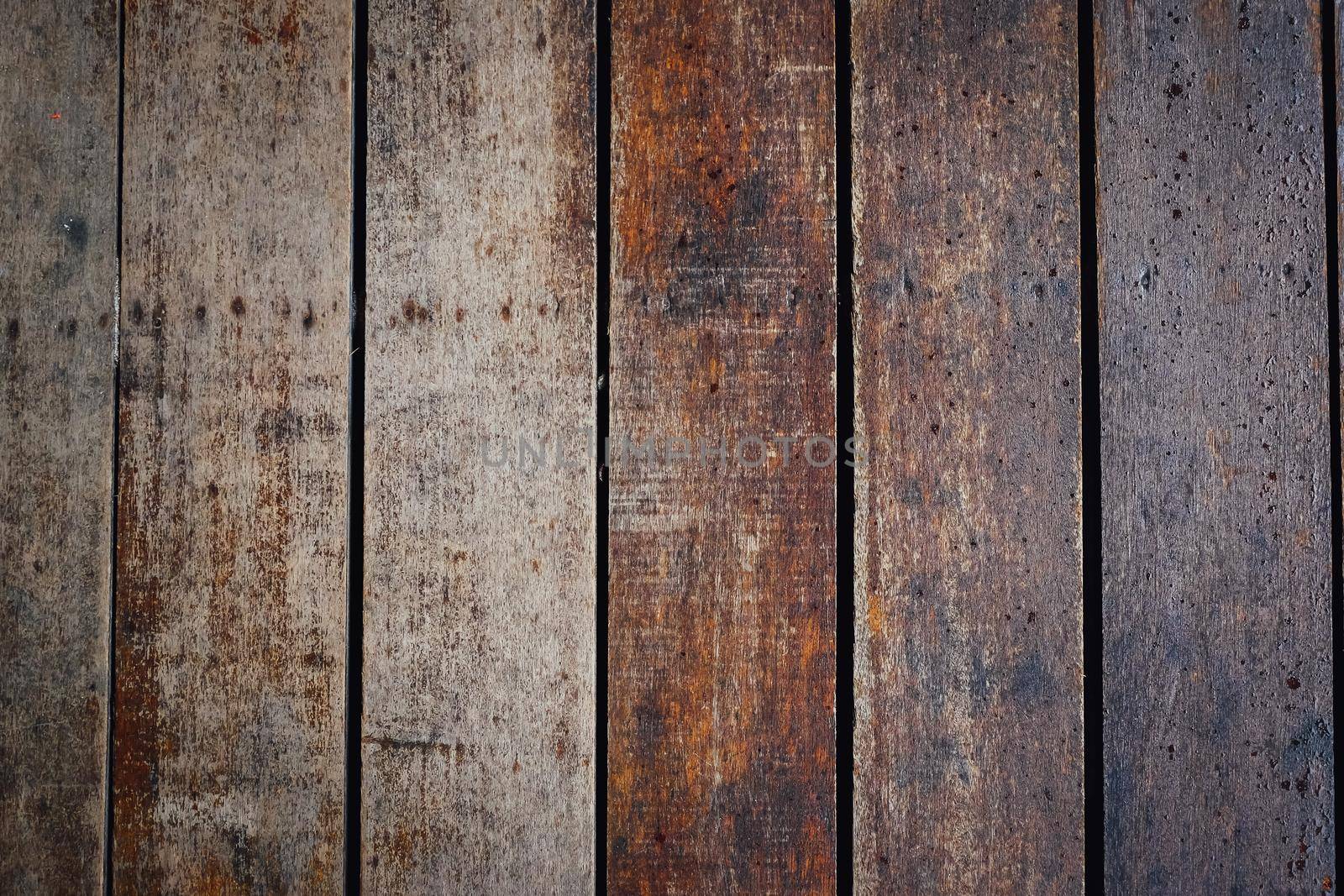 close up of wall made of wooden