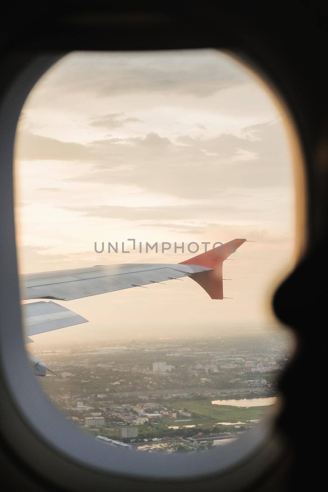 plane window view by Wmpix