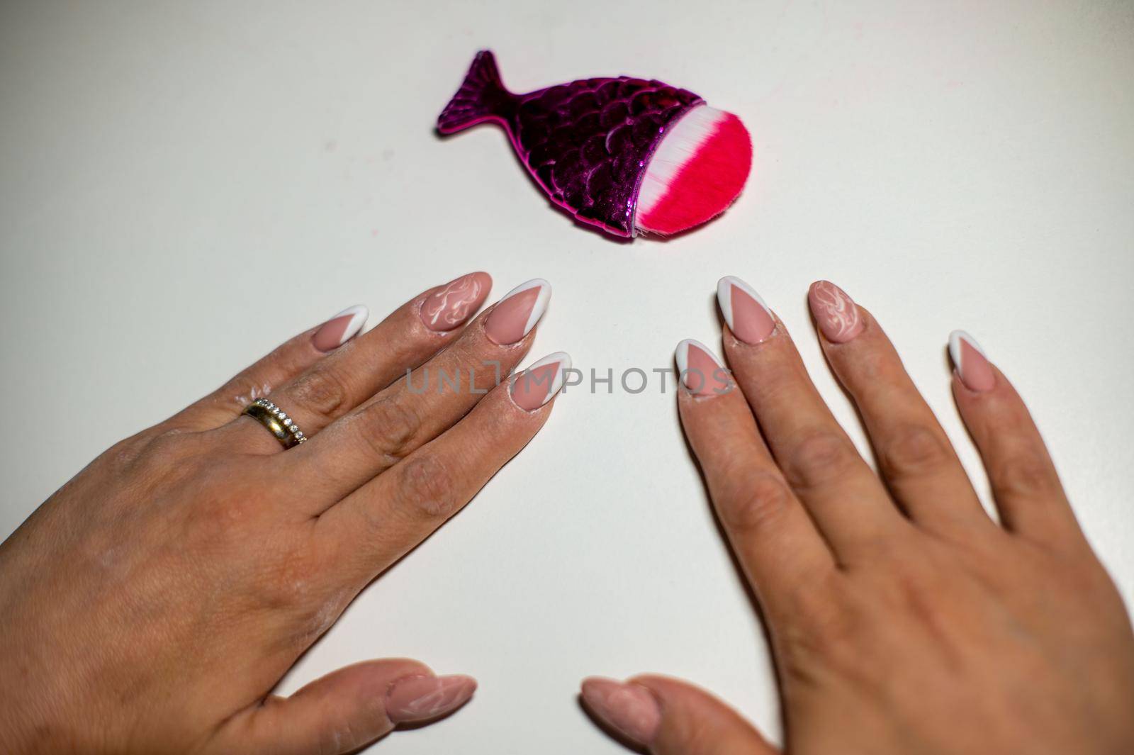 nail decorations with special uv gel by carfedeph