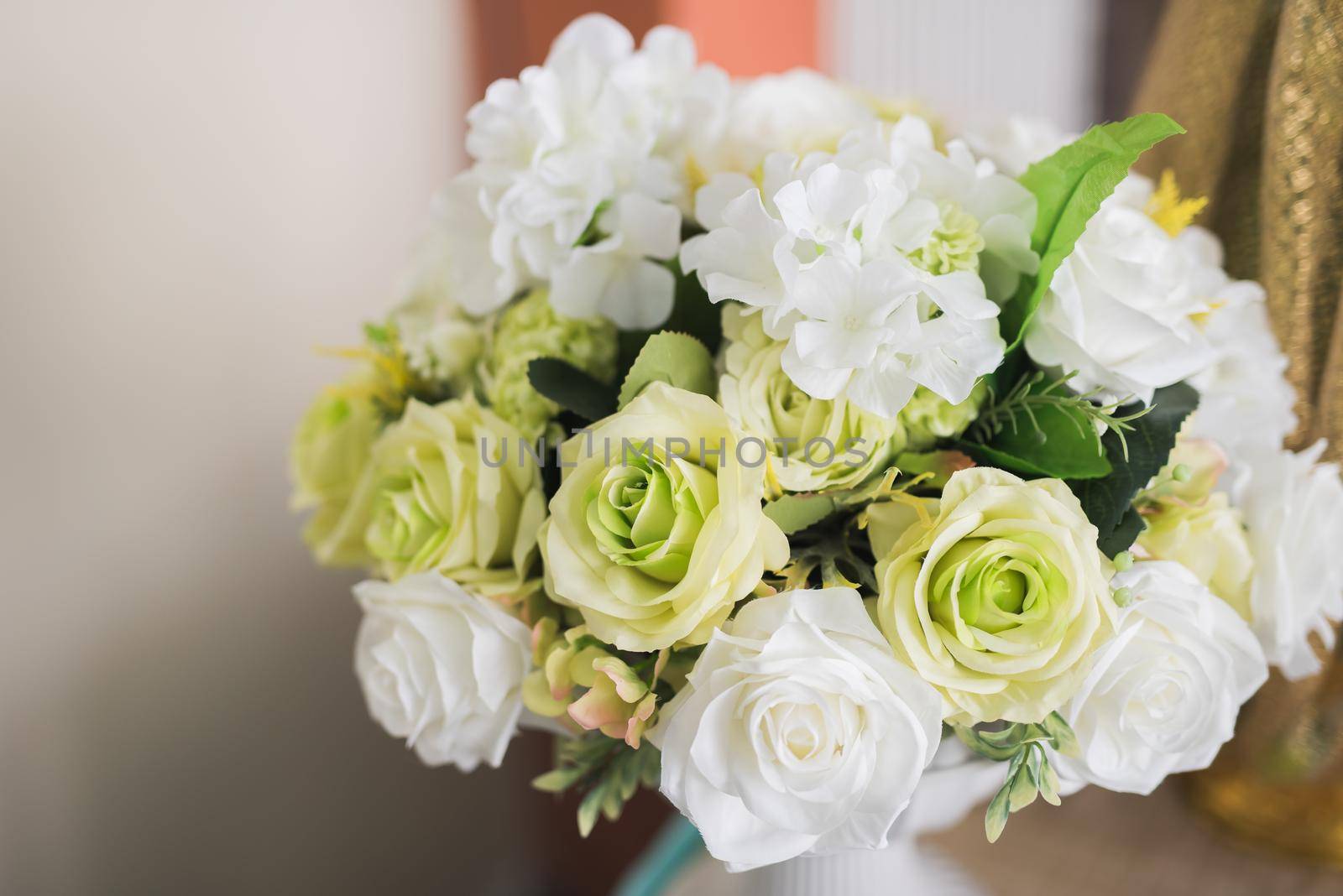 White flowers wedding