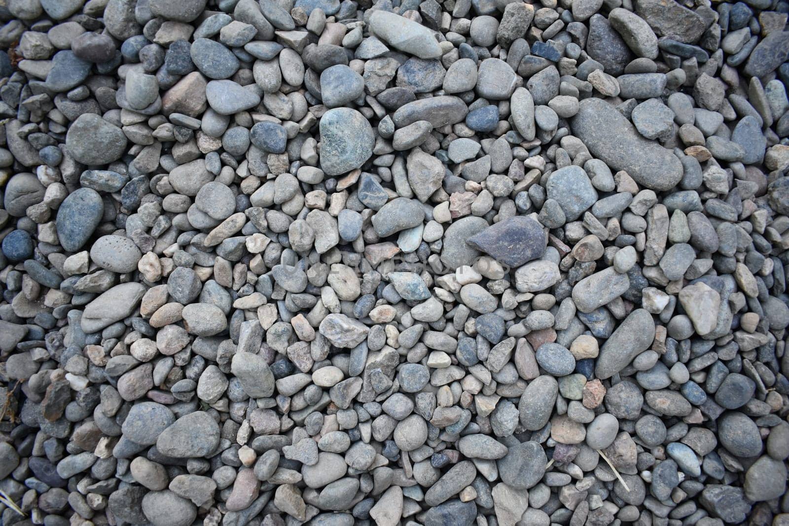Smooth Pebble Texture on Ground in Northern California. High quality photo