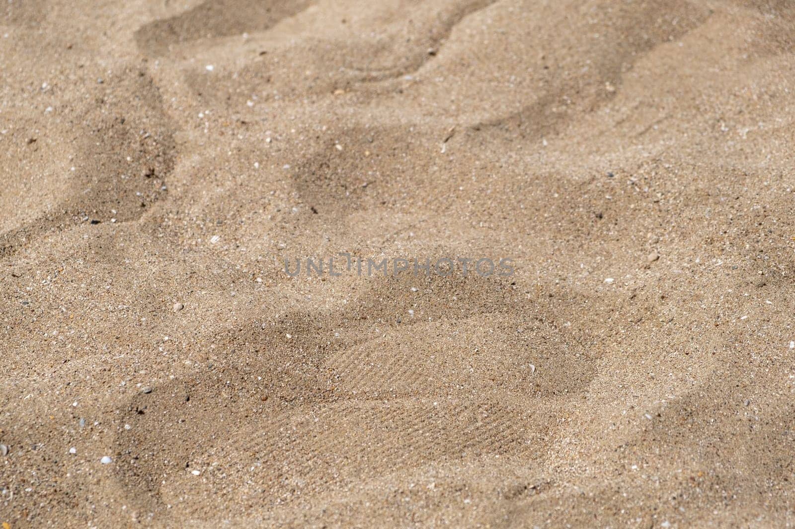 The texture of pure sand on the beach or in the desert. There is free space for the text.