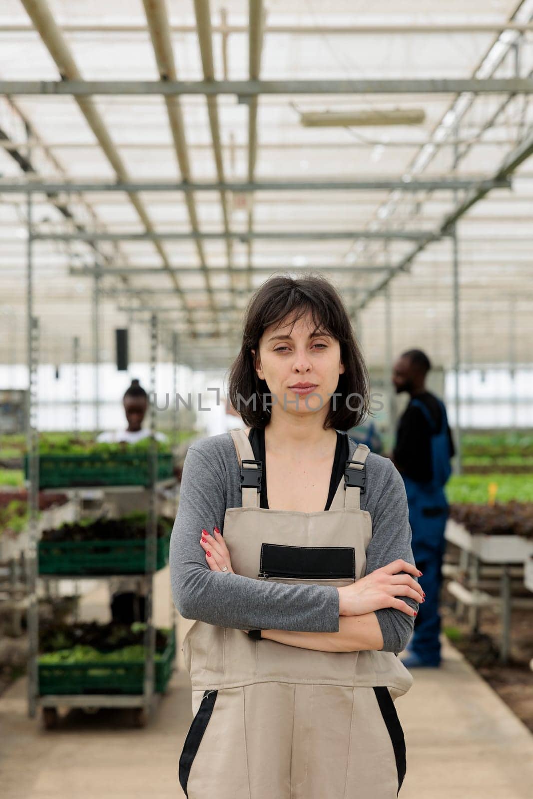 Proud entrepreneur greenhouse manager by DCStudio