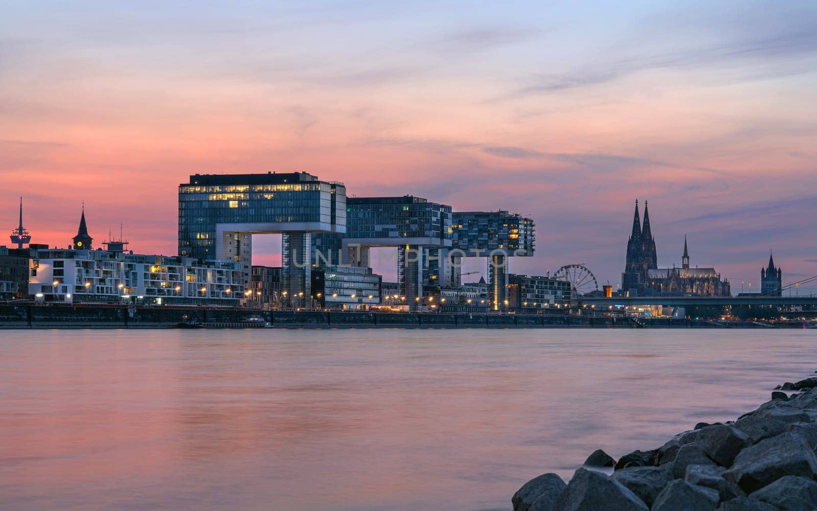 Modern architecture, Cologne, Germany by alfotokunst